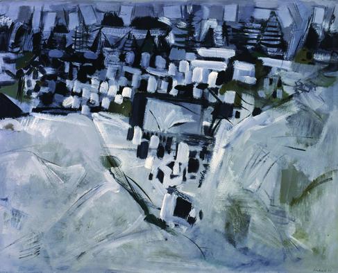 Kienbusch passed on his artistic fascinations to the author, his nephew, who then built a career around art. William Kienbusch. Quarry Hill, Hurricane Island, 1955 Casein on paper, 21 1/2" x 27 3/8". Farnsworth Art Museum Collection, bequest of Mrs. Elizabeth B. Noyce, 1997.3.26