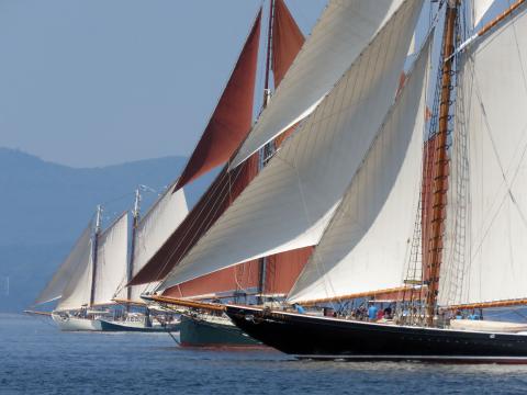 Schooner Mary Day wins Great Schooner Race by just four seconds on corrected time