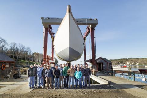 Brooklin Boat, Rockport Marine partner on 91-footer