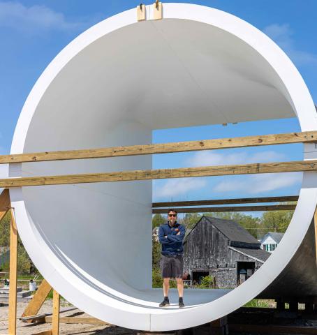 Lyman Morse's newest launch? A wind tunnel