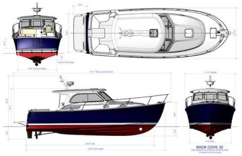 Back Cove Yachts debuts new 32' model