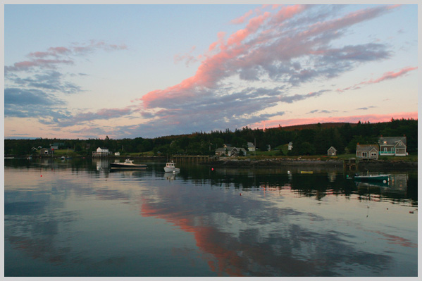 Moorings off the town dock