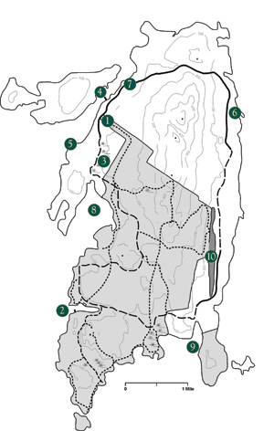 Based on the National Park Service trail map.