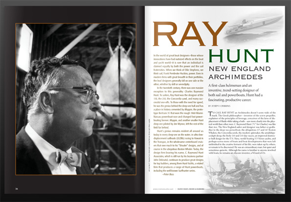 Ray Hunt in issue 111