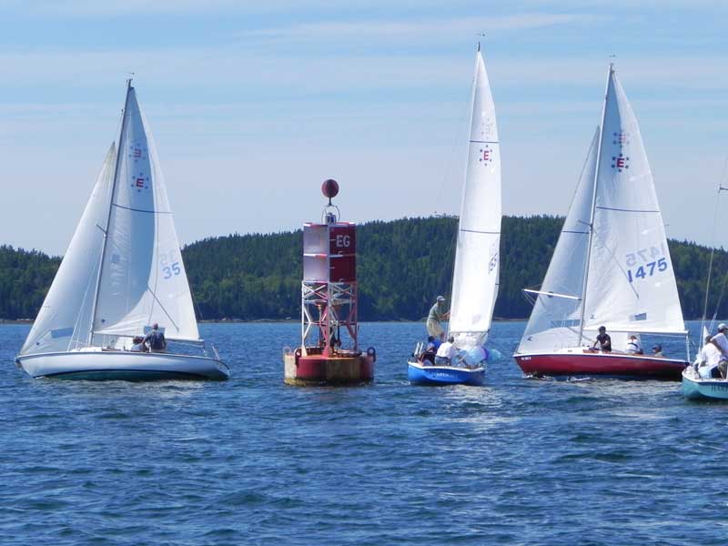 The Buck’s Harbor Ensign Fleet. Photos courtesy club members.